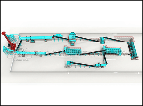 有機(jī)肥圓盤(pán)造粒生產(chǎn)工藝